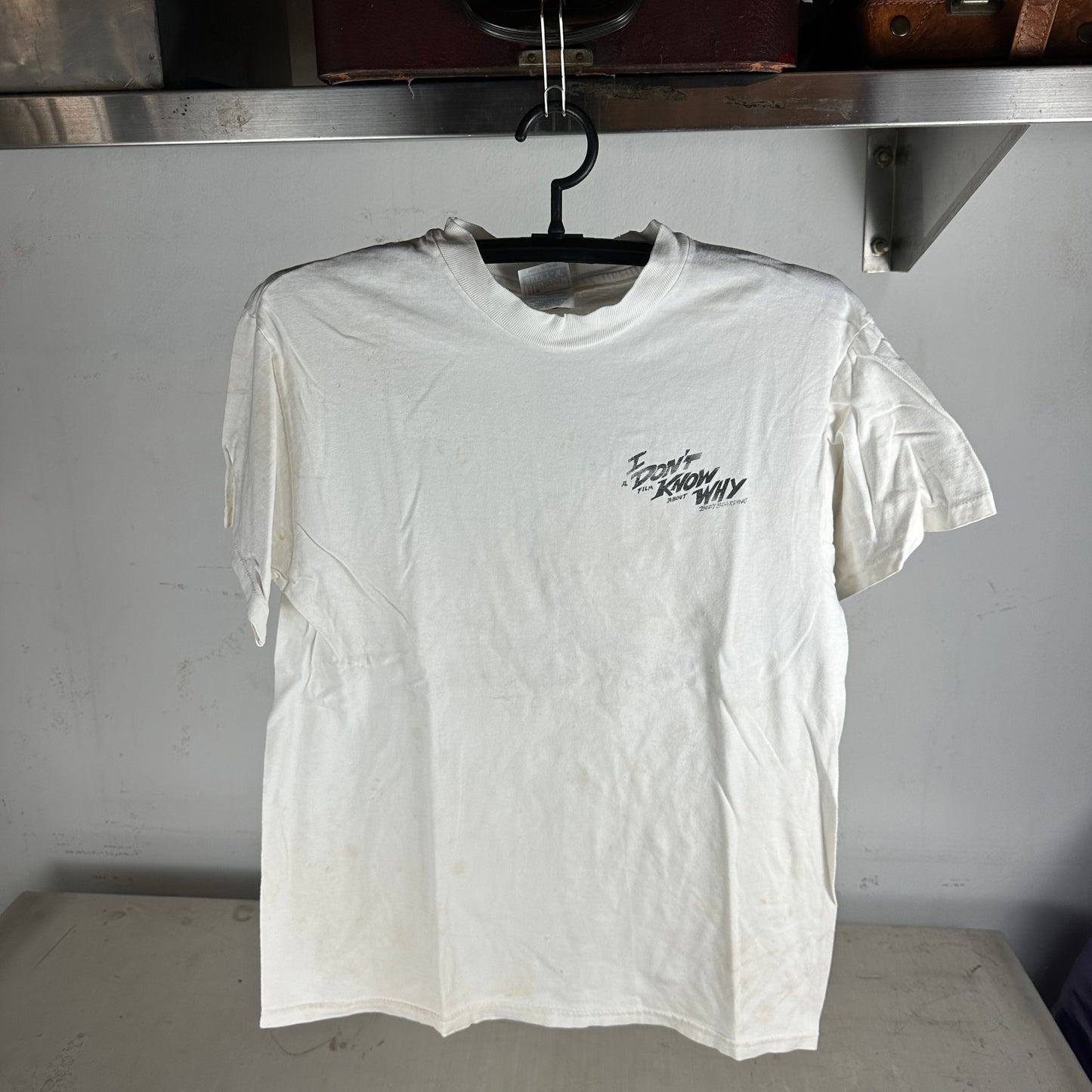 Vintage 90s I Don't Know Why Bodyboarding Film Artwork T-shirt