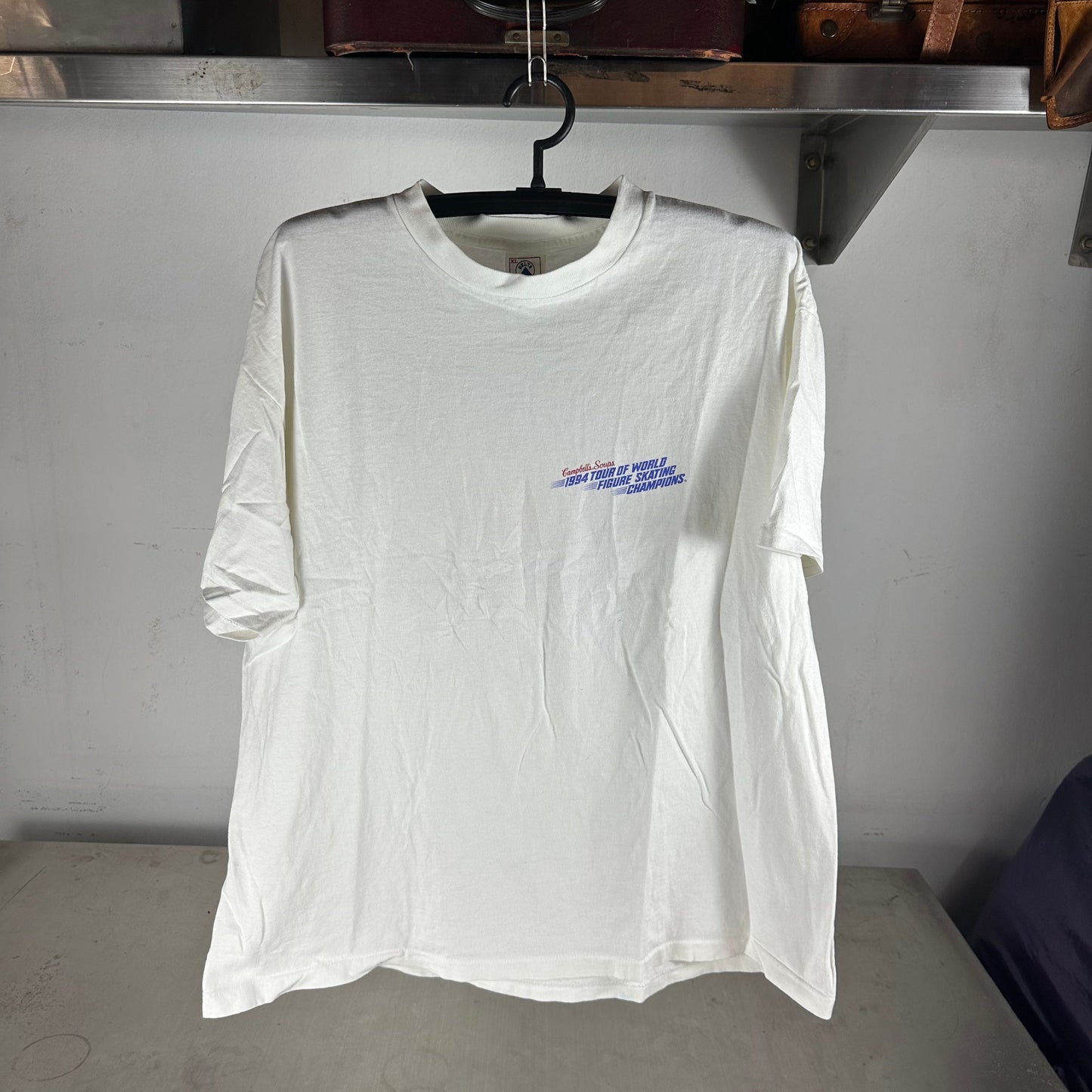 Vintage Campbell's Soups 1994 Tour of World Figure Skating Champions T-shirt