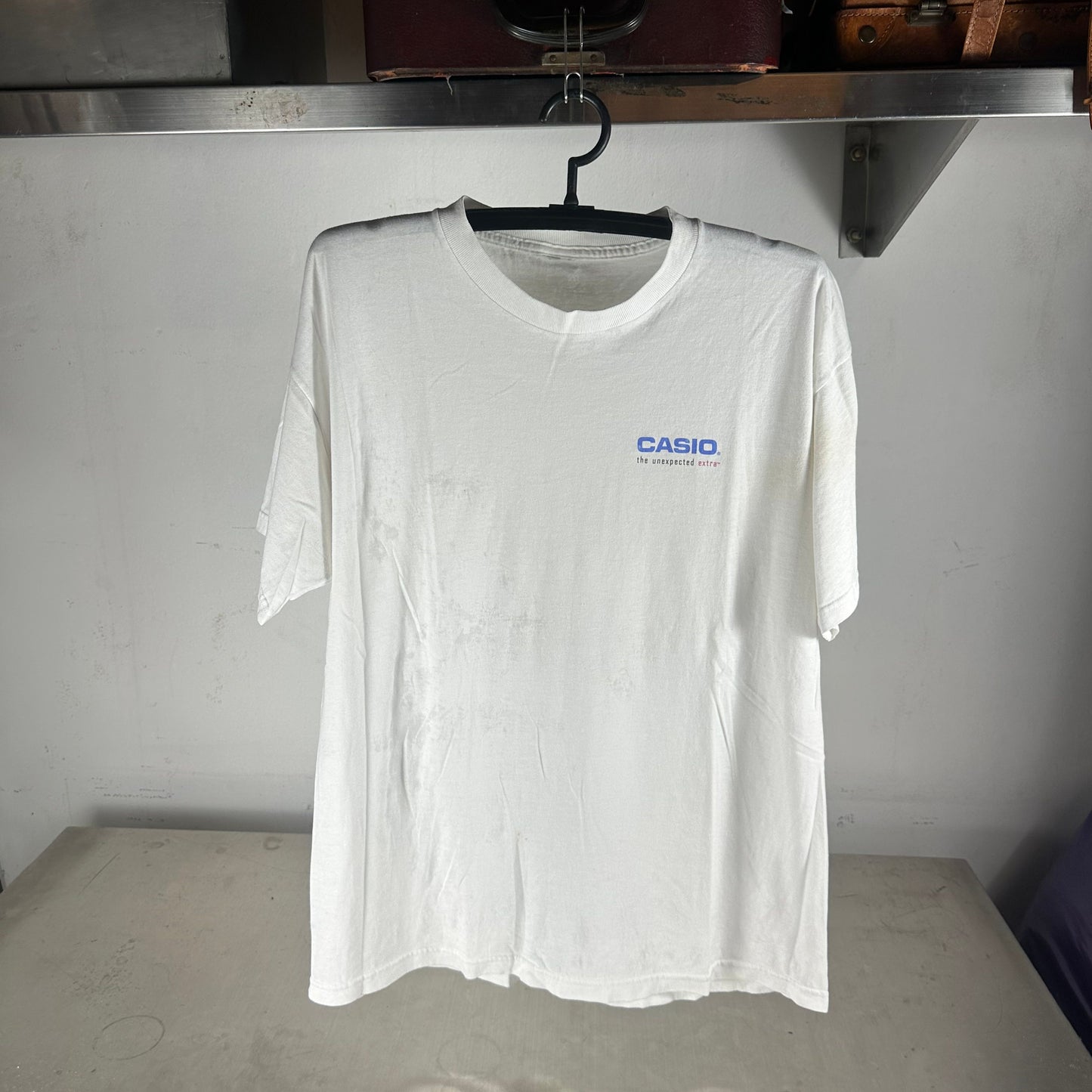Vintage 90s Casio Innovation Continues Calculator Promo T-shirt