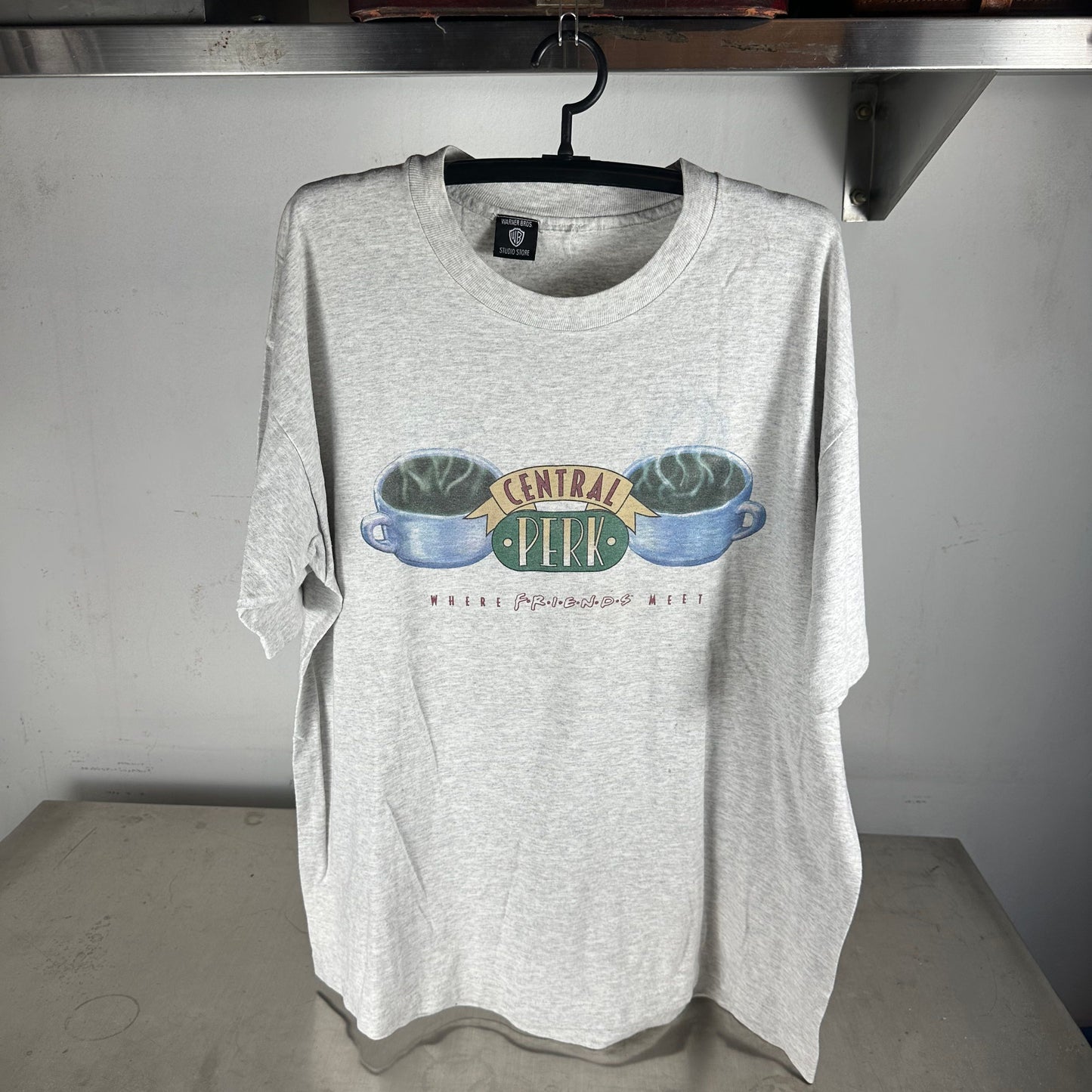 Vintage 1995 Friends Sitcom TV Series Central Perk Graphic T-shirt