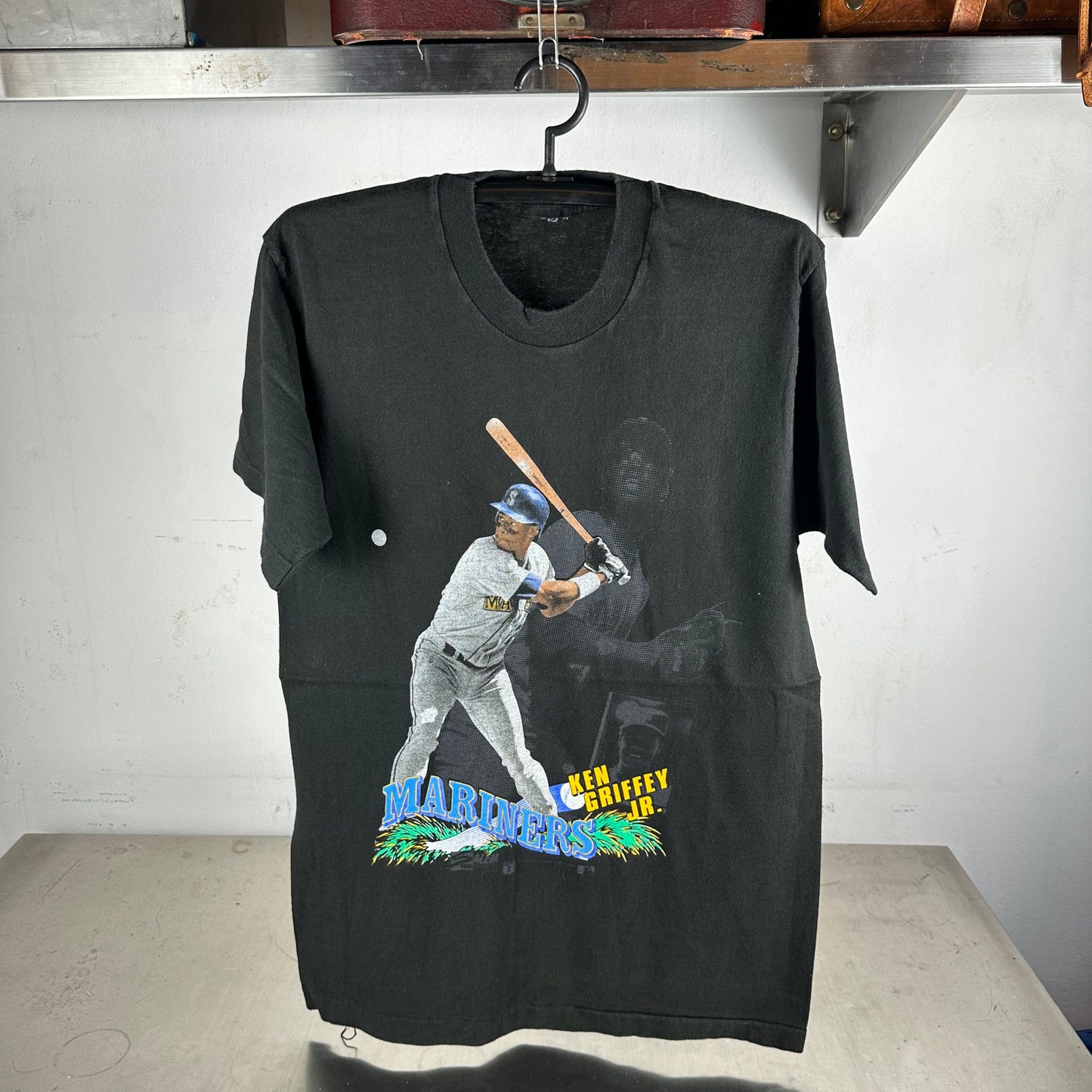 Vintage 90s Ken Griffey Jr Seattle Mariners MLB Salem Sportswear T-shirt