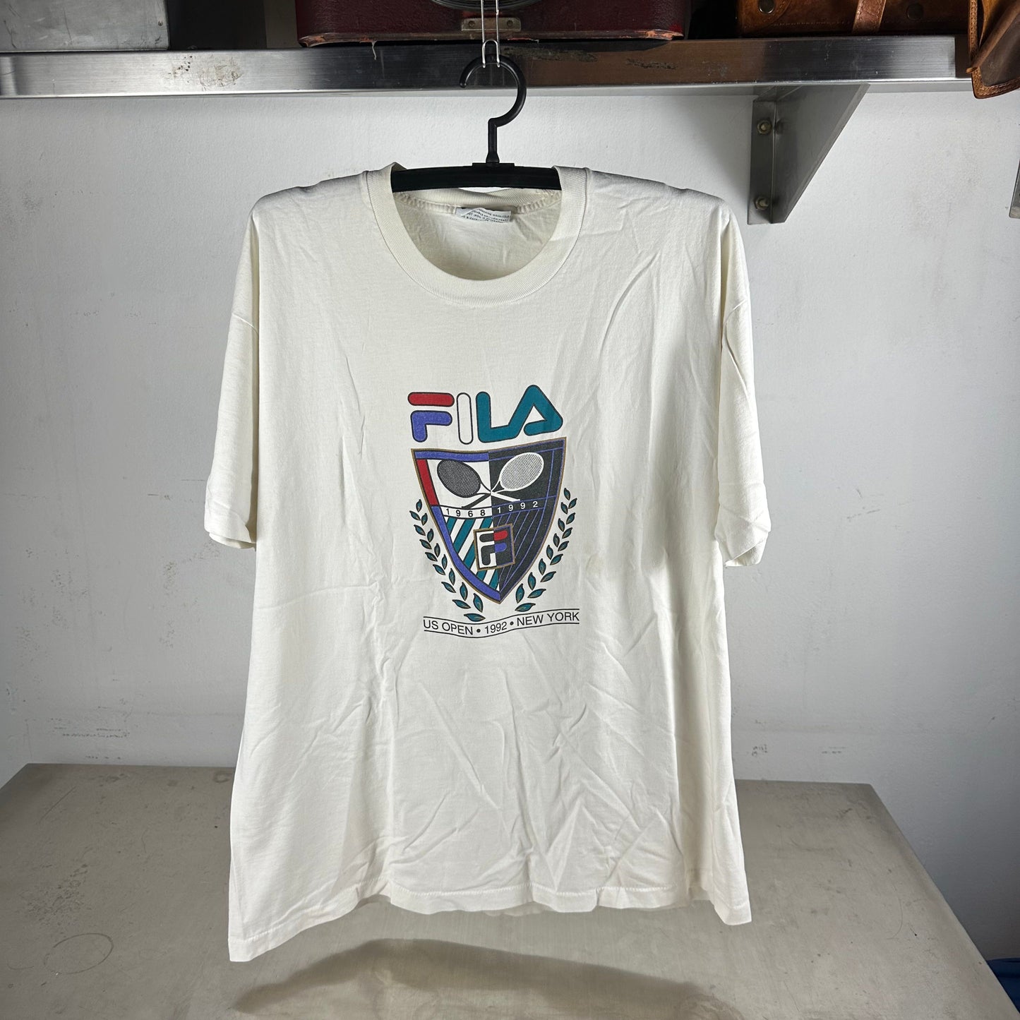 Vintage 1992 Fila US Open Tennis Championship Promo Single Stitch T-shirt