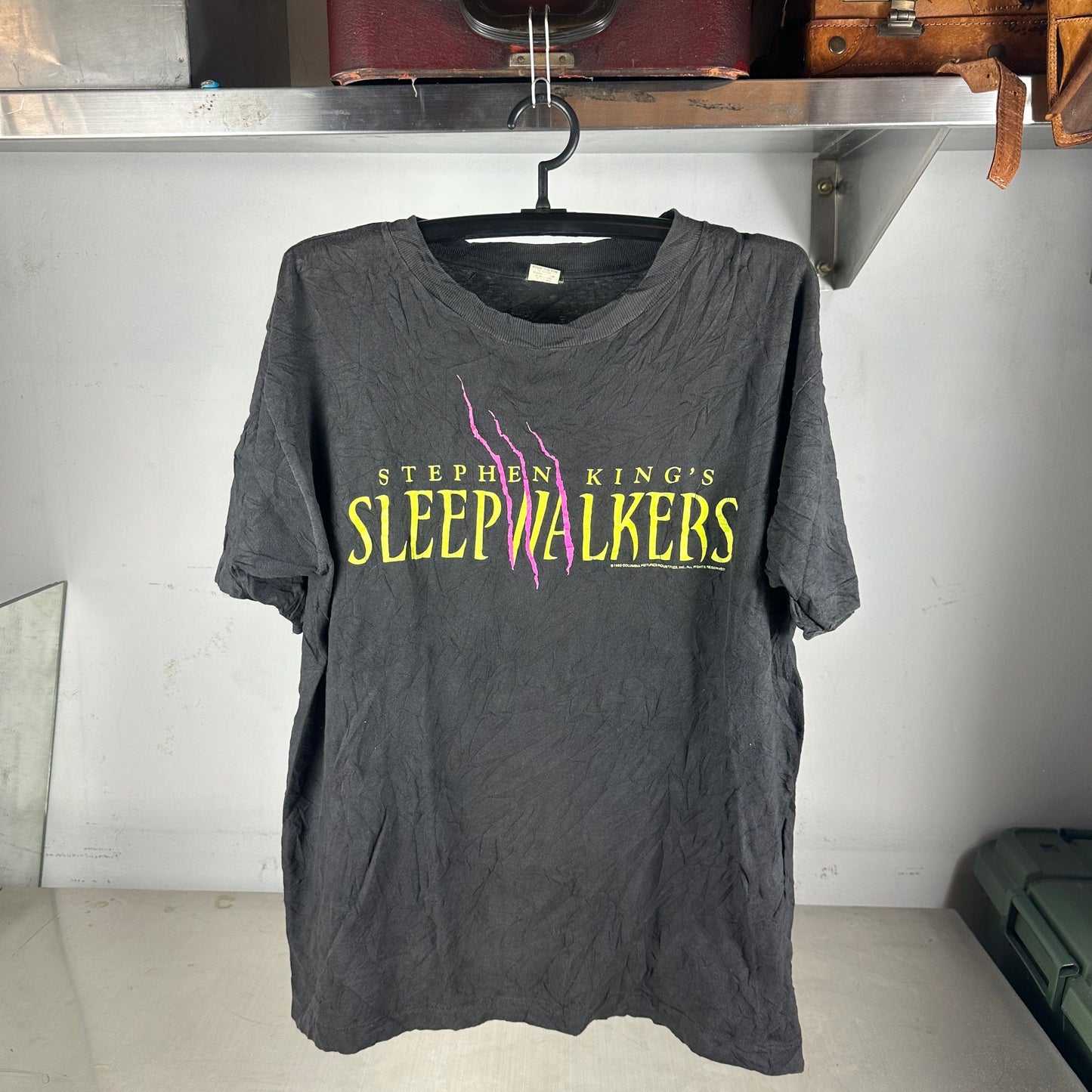 Vintage 1992 Sleepwalkers Stephen King Movie Promo Single Stitch T-shirt