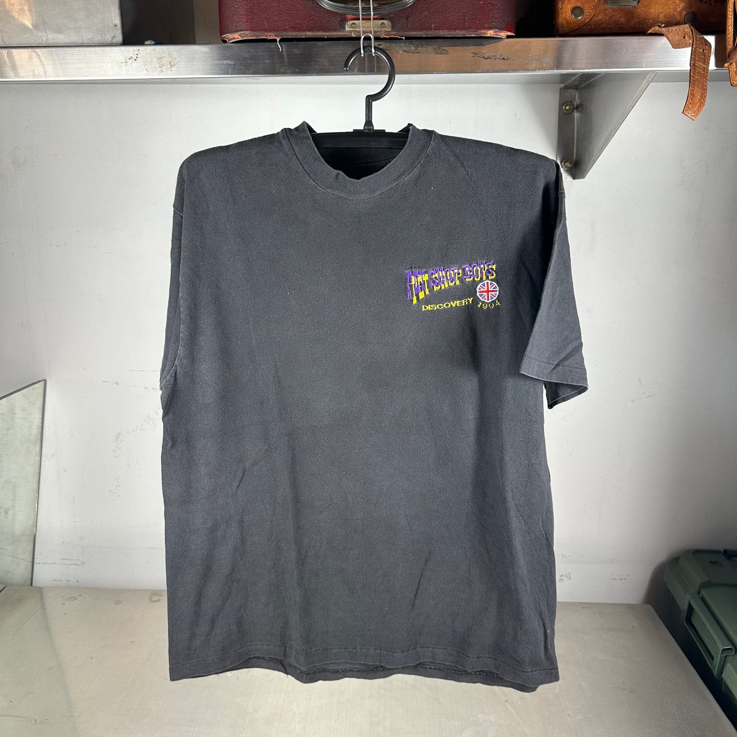Vintage 1994 Pet Shop Boys Discovery Tour Concert Pop Duo Single Stitch T-shirt