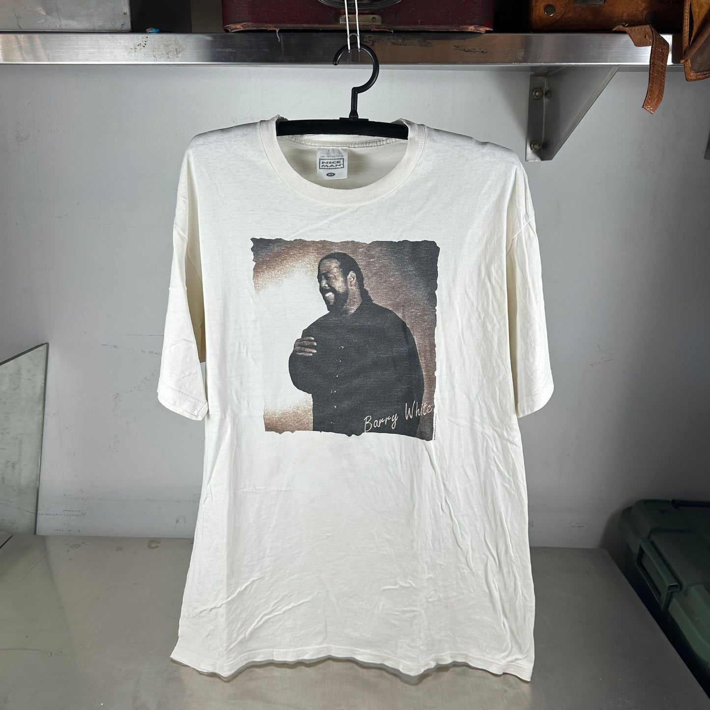 Vintage 1995 Barry White Icon World Tour Concert XL T-shirt