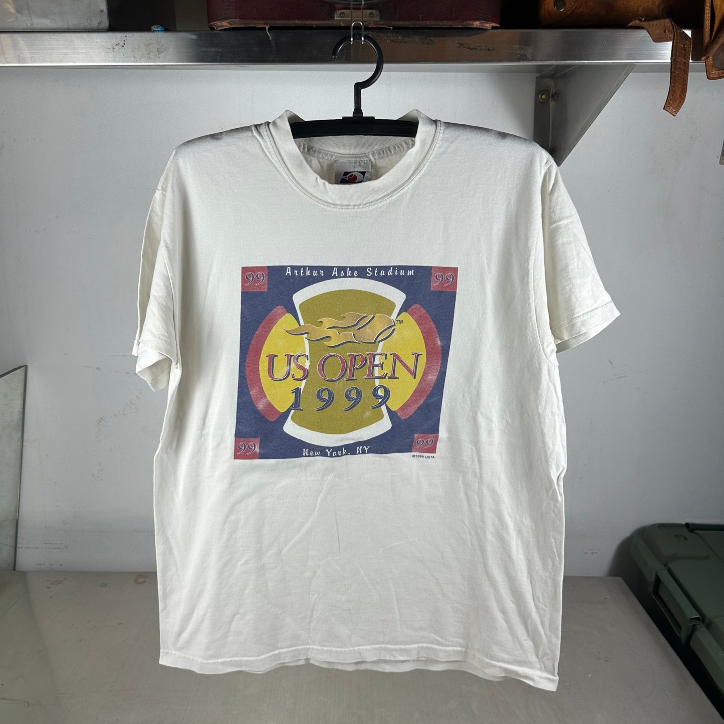 Vintage 1999 US Open Tennis Championship Promo Graphic XL T-shirt