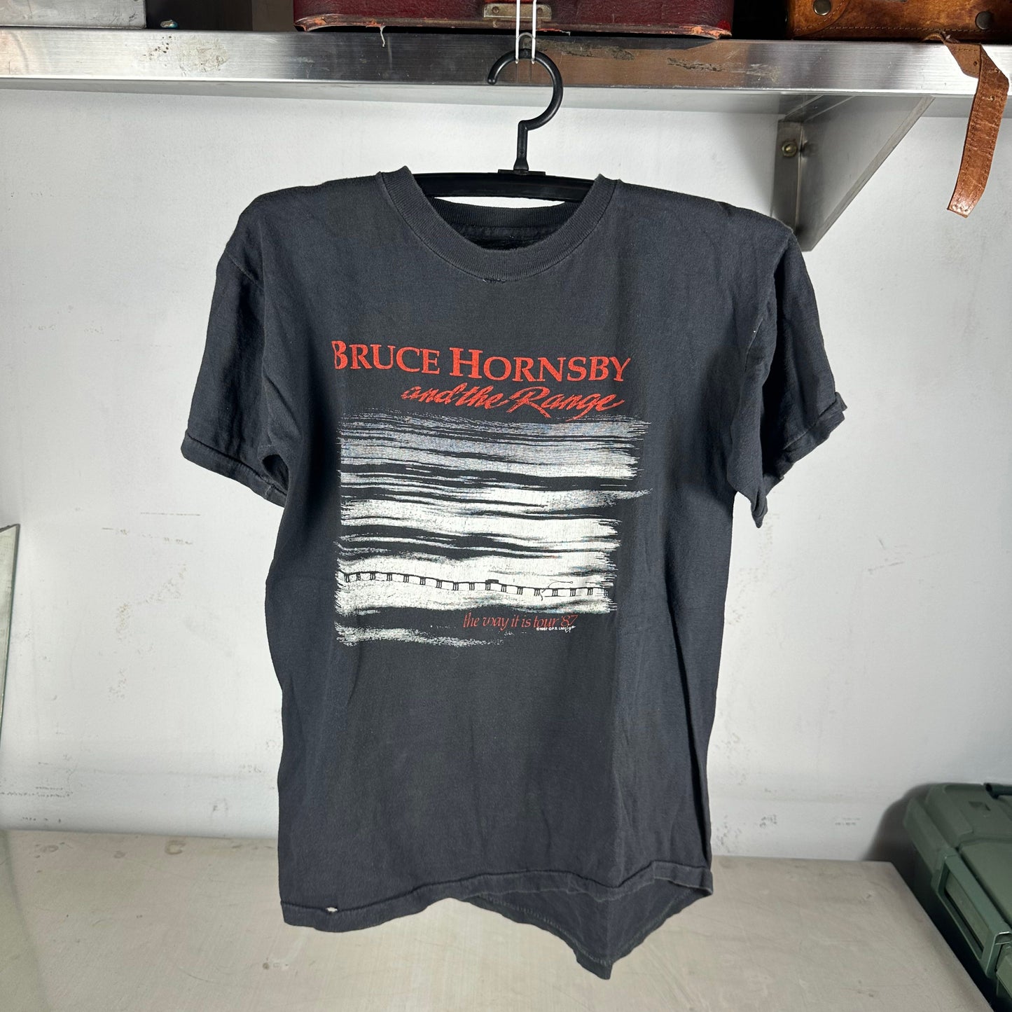 Vintage 1987 Bruce Hornsby and the Range The Way It Is Tour T-shirt
