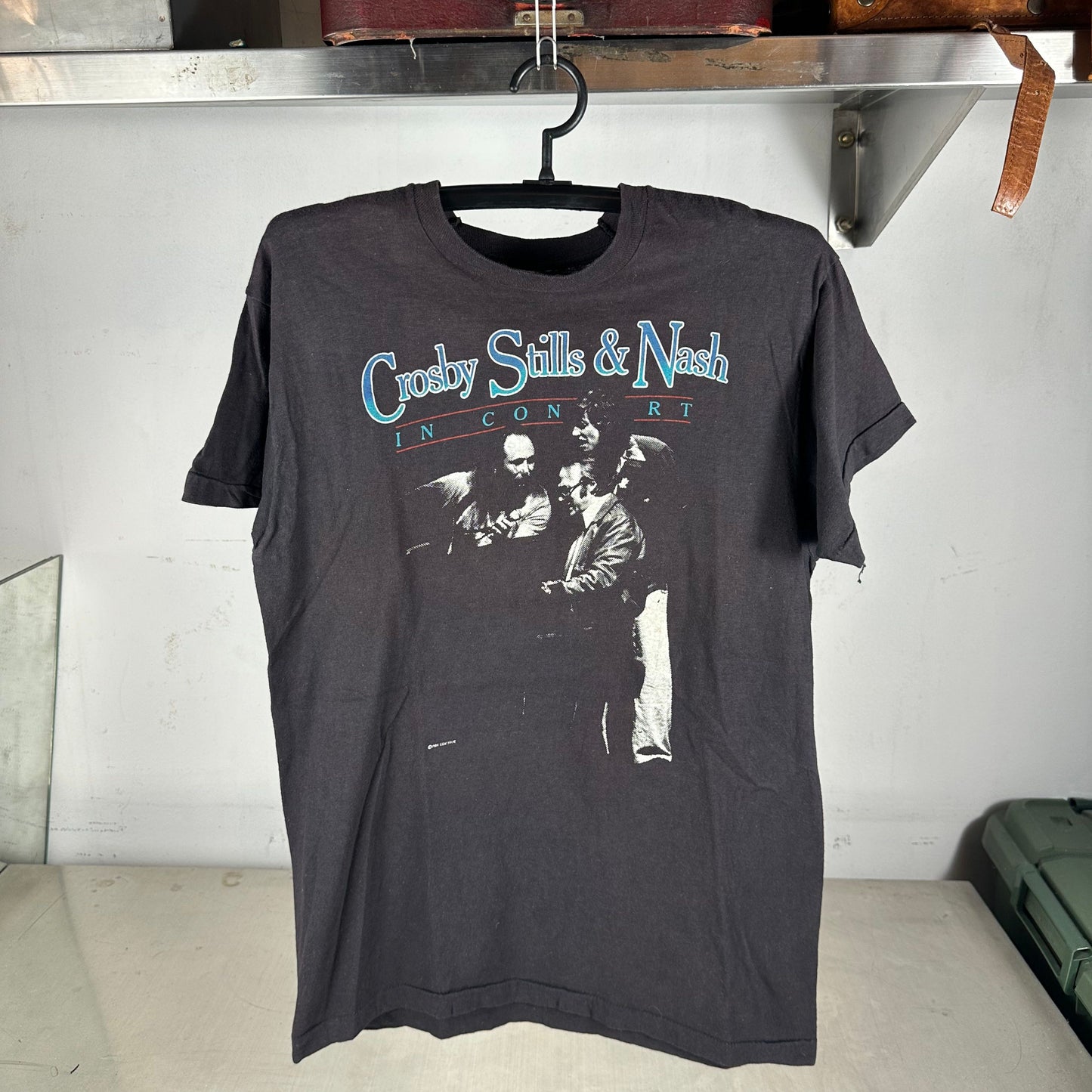 Vintage 1984 Crosby, Stills & Nash In Concert Tour Concert Single Stitch T-shirt