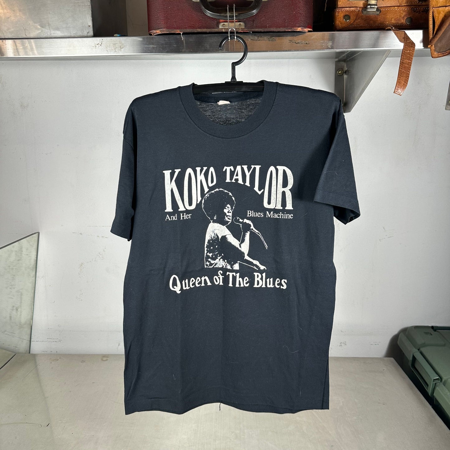 Vintage 80s Koko Taylor and Her Blues Machine Queen of the Blues T-shirt