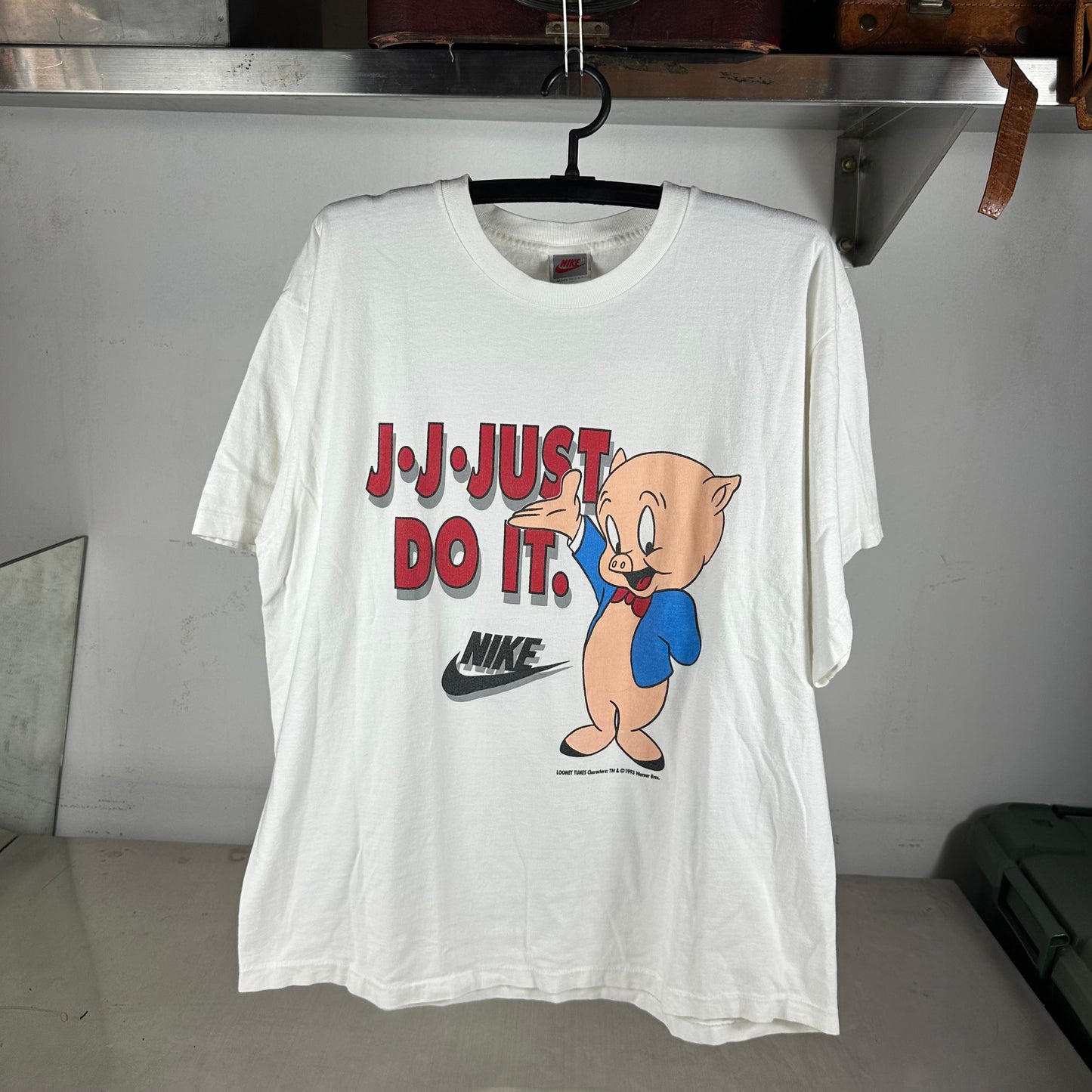 Vintage 1993 Nike Looney Tunes Just Do It Single Stitch T-shirt