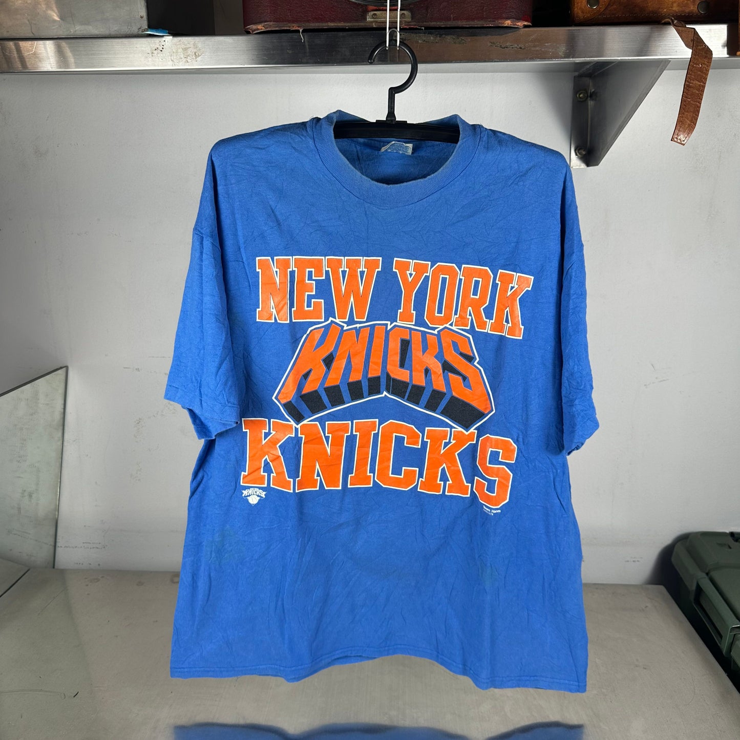 Vintage 90s New York Knicks Basketball NBA Graphic XL T-shirt