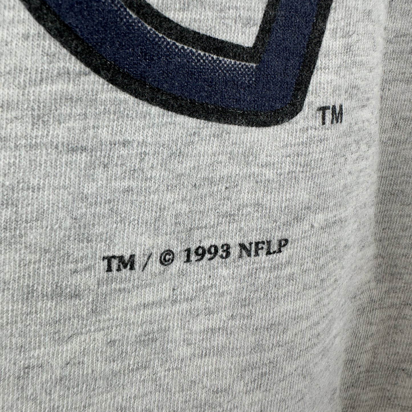 Vintage 1993 San Diego Chargers NFL Nutmeg Breakthrough Single Stitch T-shirt
