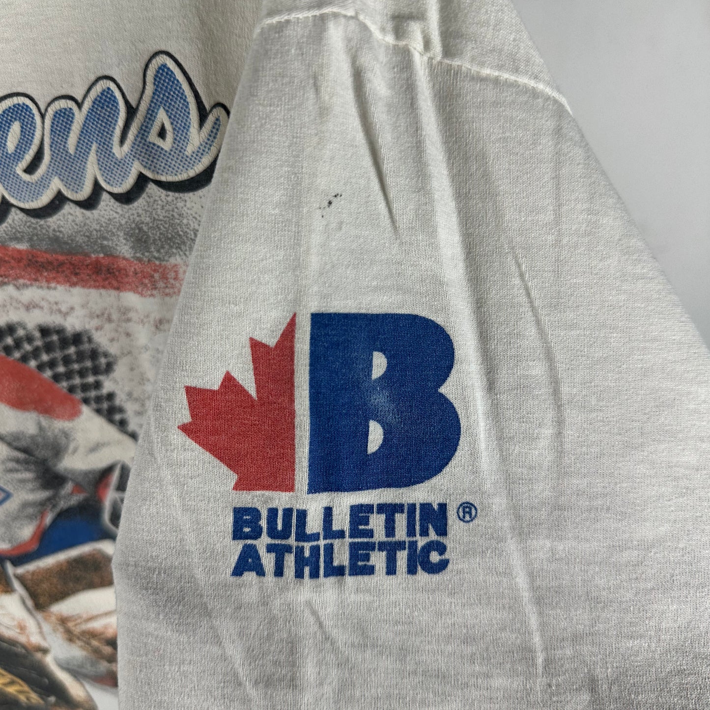 Vintage 1991 Montreal Canadiens Bulletin Athletic NHL AOP Single Stitch T-shirt
