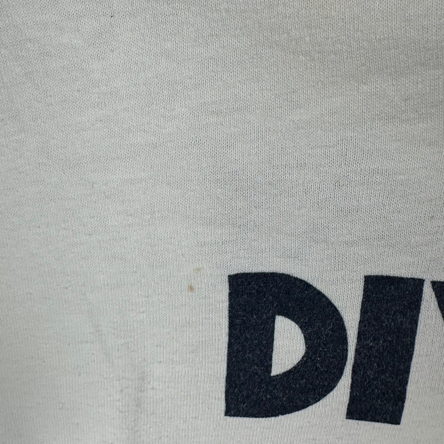 Vintage 80s Dive In Double Sided Graphic Single Stitch Ringer T-shirt