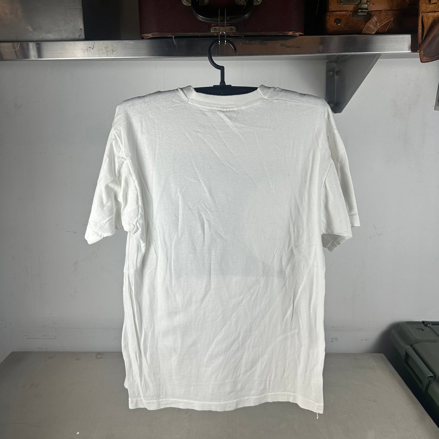 Vintage 1990 And to Our Right is What Was Once Known as Earth Single Stitch T-shirt