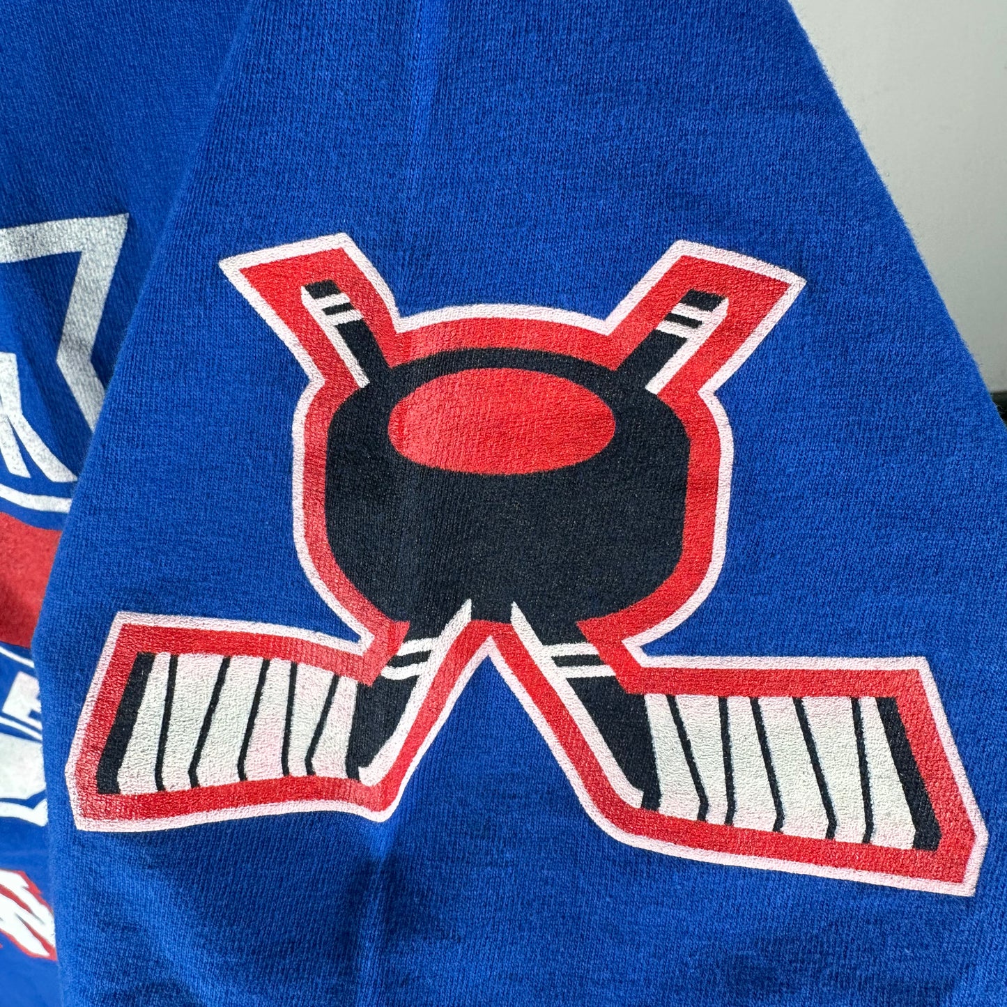 Vintage 90s New York Rangers Hockey NHL Pro Player Single Stitch T-shirt