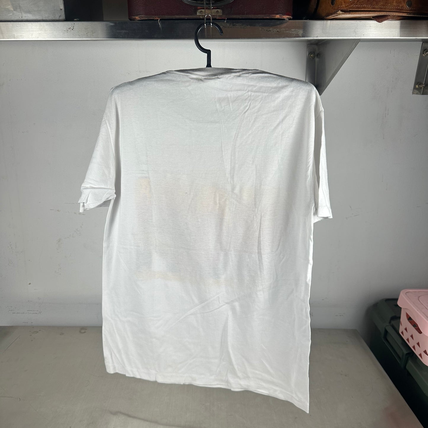 Vintage 1994 Vancouver Canucks NHL White Hot! Single Stitch T-shirt