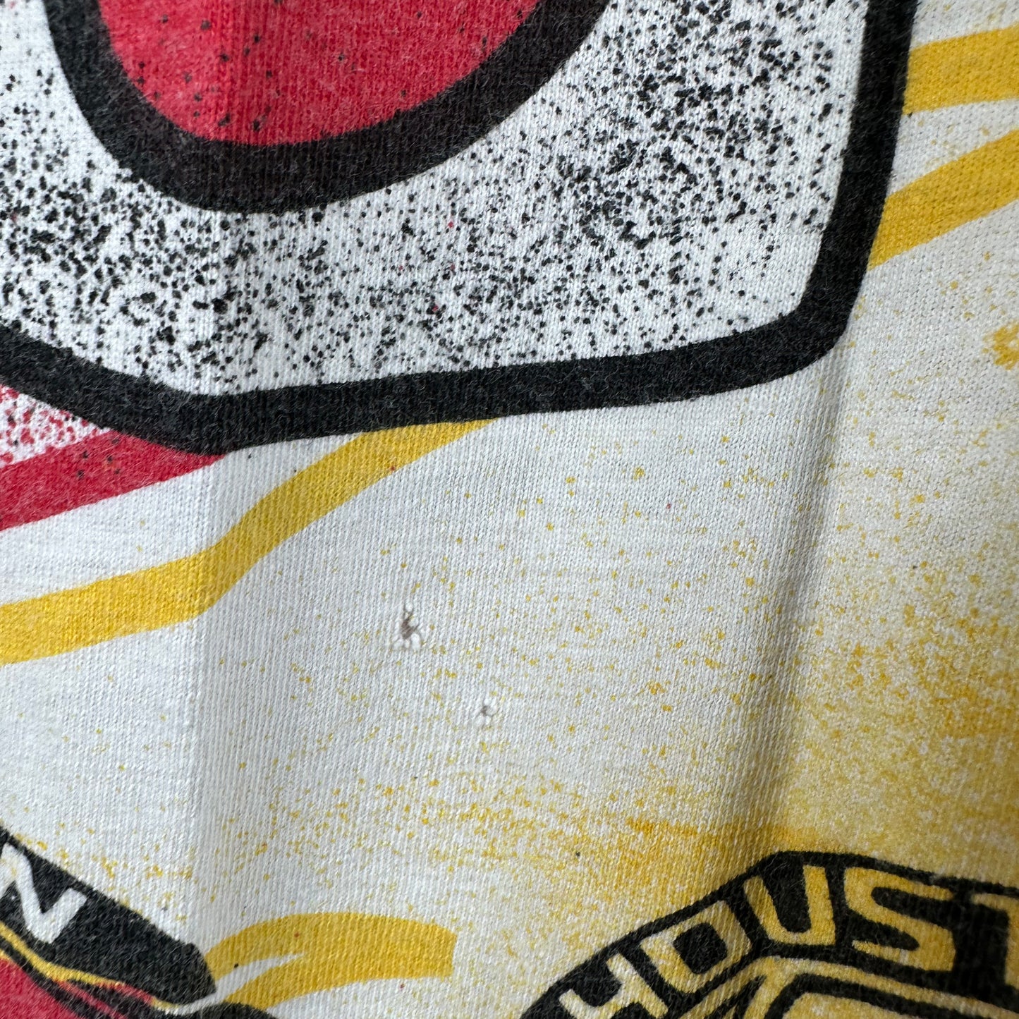 Vintage 90s Houston Rockets Basketball NBA AOP Single Stitch T-Shirt