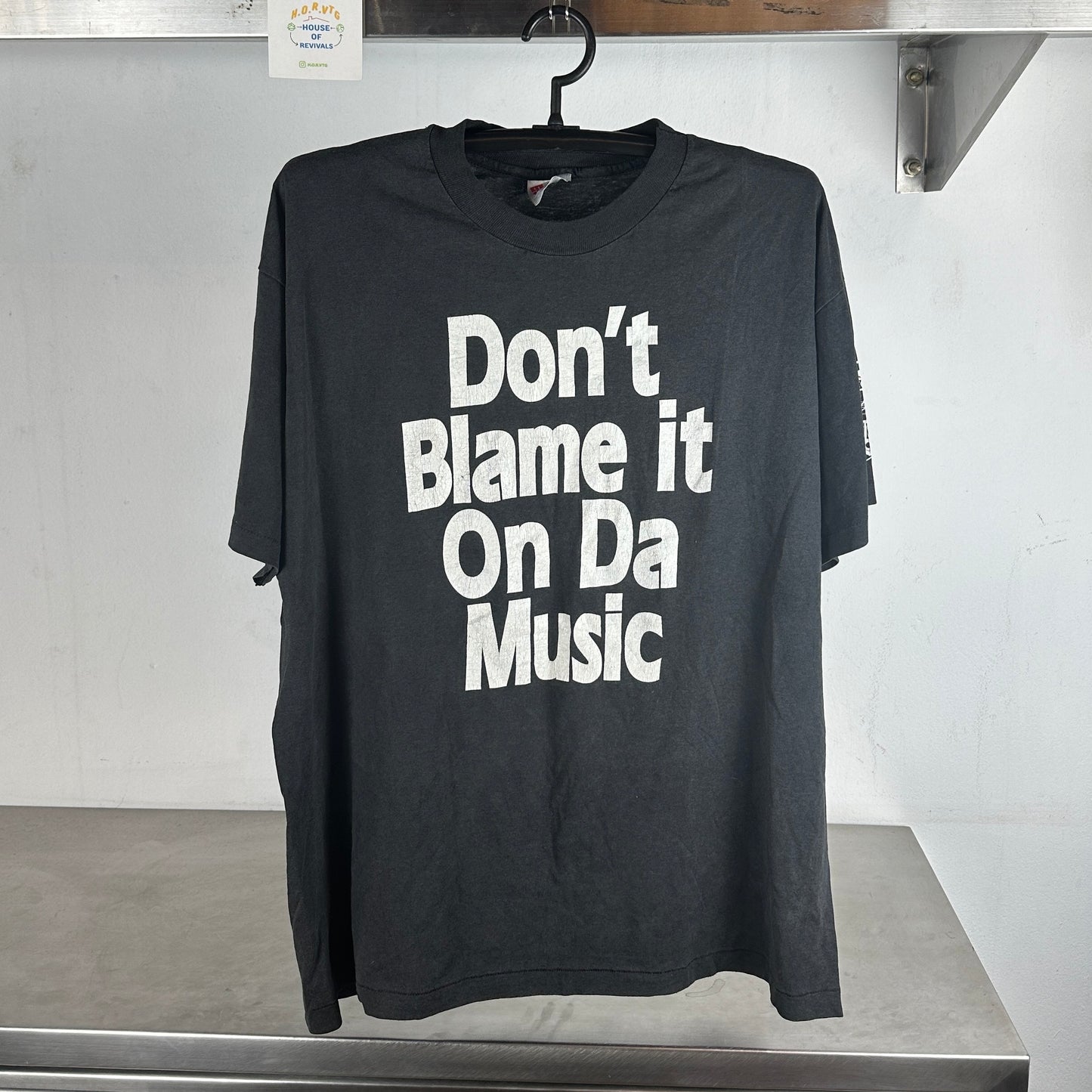 1994 Trinity Garden Cartel Don’t Blame it on Da Music Rap Hip Hop Group single stitch XL Hanes Black t-shirt