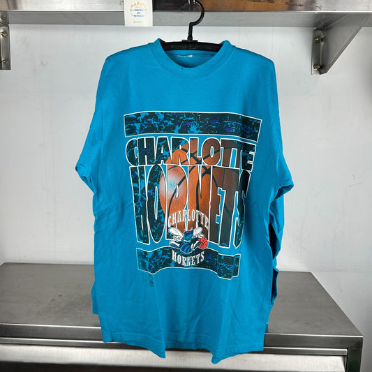 90s Charlotte Hornets Basketball NBA Team XL Sweatshirt