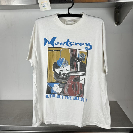 2002 Monterey Nuthin but The Blues! Music Teddy Pendergrass T-shirt