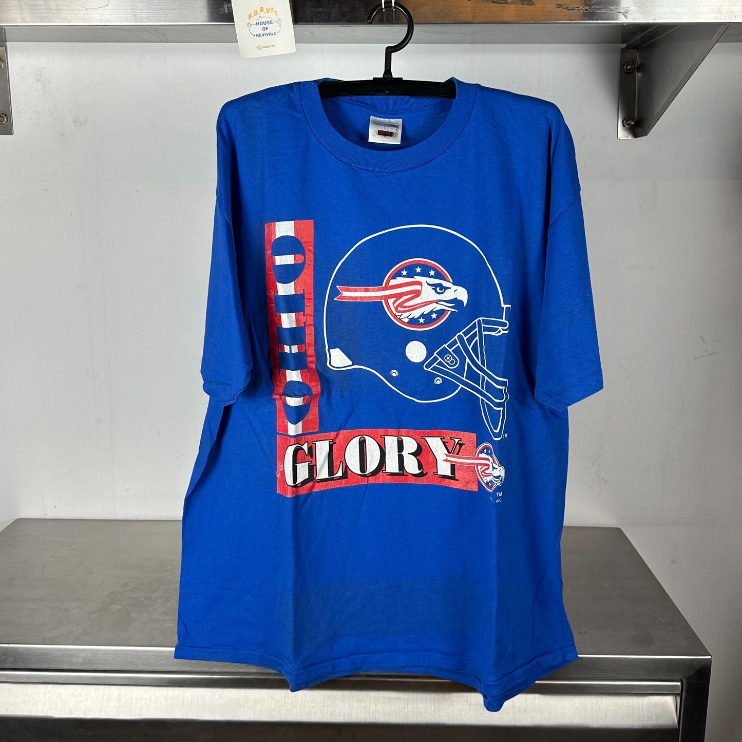90s Ohio Glory World League Football WLAF single stitch T-shirt