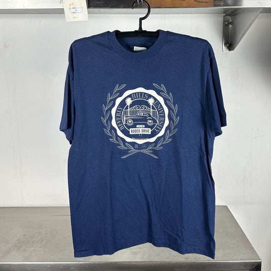 80s Rolls Royce Mercedes Benz Rodeo Drive Beverly Hills University single stitch T-shirt