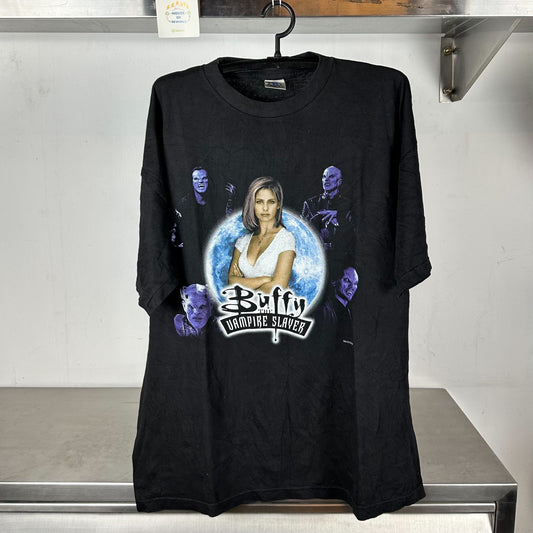 1998 Buffy the Vampire Slayer Get Home Before Dark TV Show Promo T-shirt