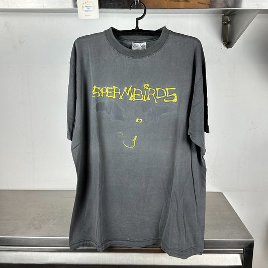 1992 Spermbirds Eating Grass Tour German Punk Band Promo T-shirt