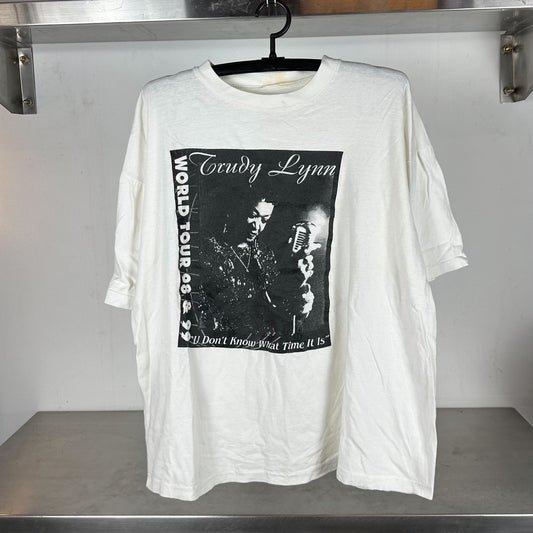 1999 Trudy Lynn U Don’t Know What Time It Is World Tour Concert Promo single stitch T-shirt