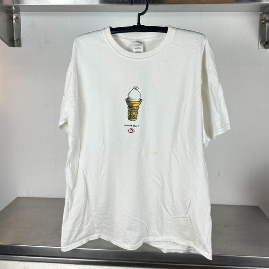 2000s Dairy Queen Ice Cream A Work of Art Promo T-shirt
