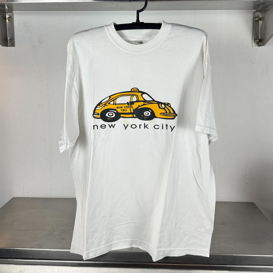 2000s New York City Cab Taxi Pop Art XL T-shirt