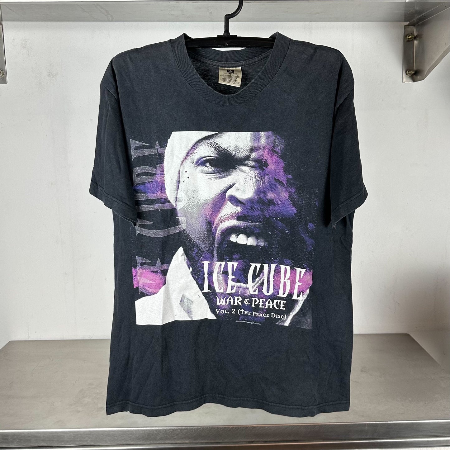 2000 Ice Cube War & Peace Vol. 2 Promo Rap Winterland T-shirt
