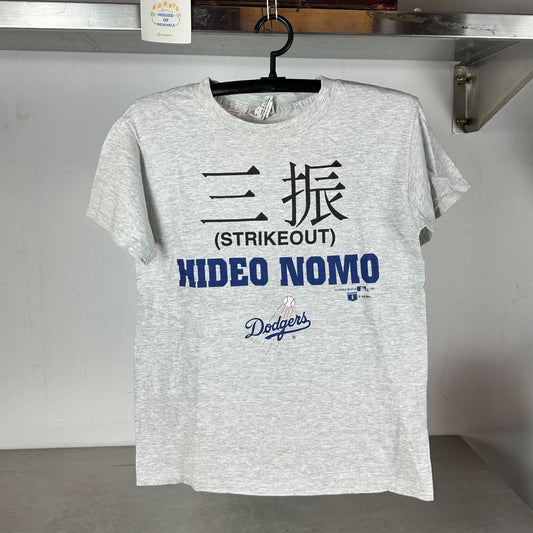 1995 Hideo Nomo LA Dodgers Strikeout MLB T-shirt