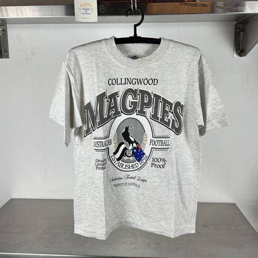 Vintage 90s Collingwood Magpies Australian Football AFL single stitch T-shirt