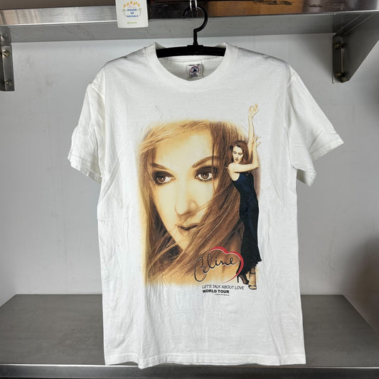 Vintage 1999 Celine Dion Let’s Talk About Love World Tour Concert Promo Medium T-shirt