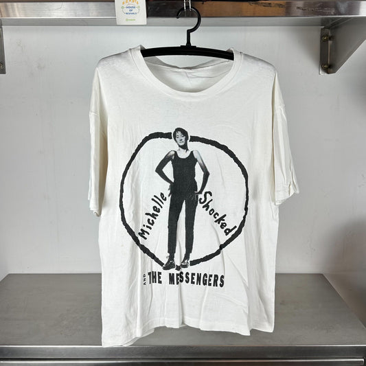 Vintage 1991 Michelle Shocked and The Messengers World Tour Promo single stitch XL T-shirt