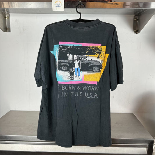 Vintage 1989 Levi’s Strauss 501 Born & Worn in the USA 2XL single stitch Faded T-shirt