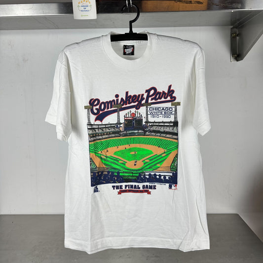 Vintage 1990 Chicago White Sox Comiskey Park MLB Medium single stitch T-shirt