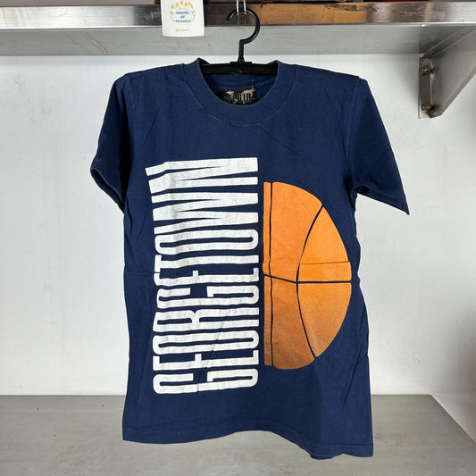 Vintage 90s Georgetown Hoyas Basketball NCAA Medium single stitch T-shirt