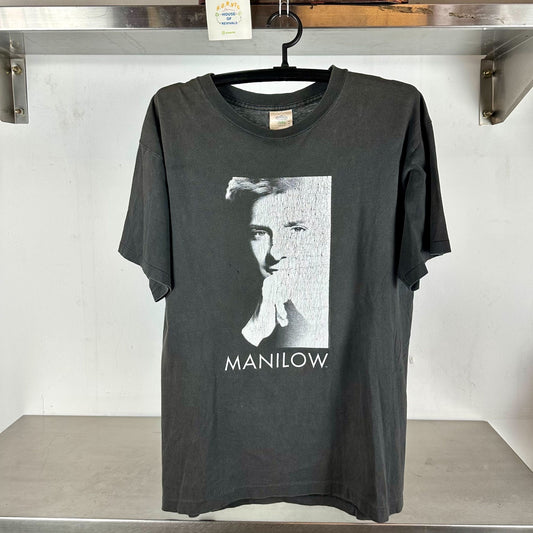 Vintage 1997 Manilow Tour of the World Singer Winterland Large Faded single stitch T-shirt