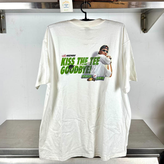 Vintage 2000 Skins Game Midway Golf Arcade Video Game Promo XL T-shirt