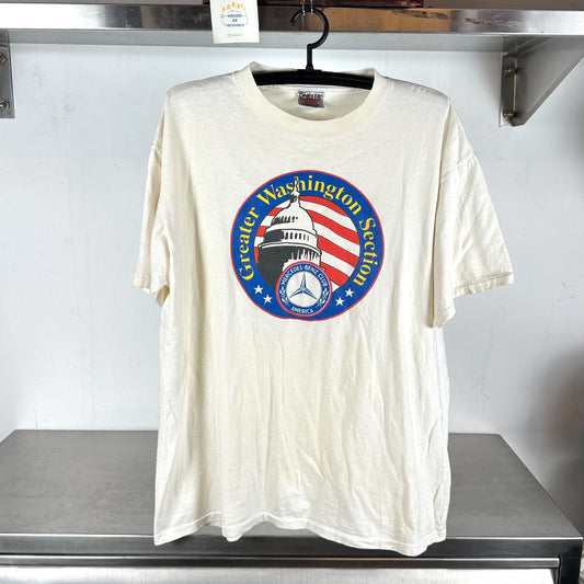 Vintage 90 Mercedes Benz Club XL single stitch T-shirt