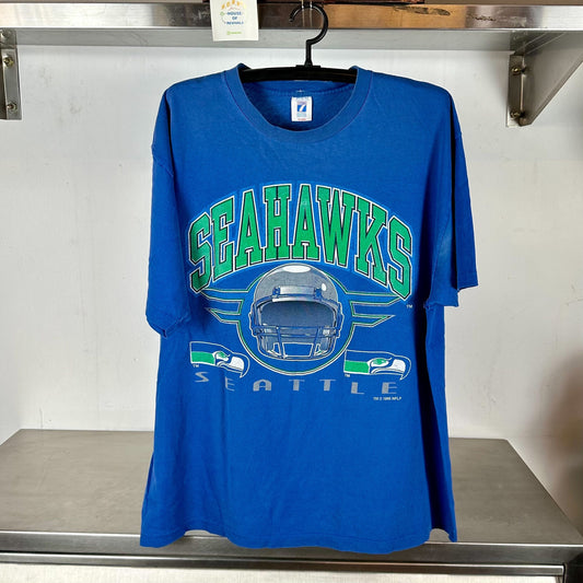 Vintage 90s Seattle Seahawks Football Graphic NFL XL single stitch T-shirt