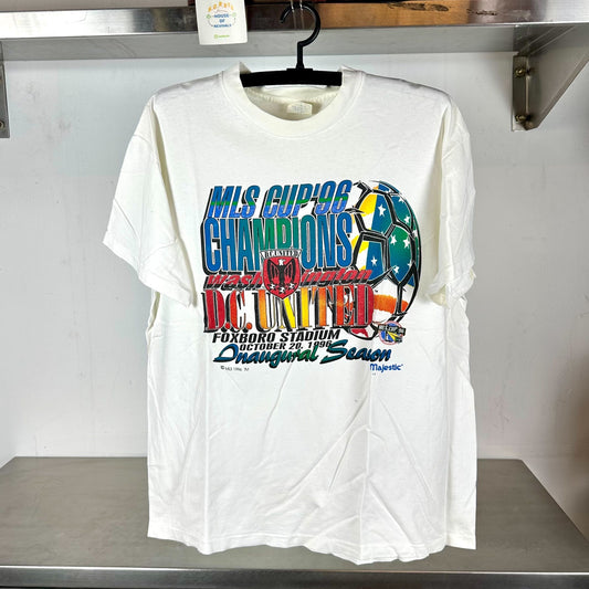 Vintage 1996 DC United MLS Cup Soccer Champions XL single stitch T-shirt