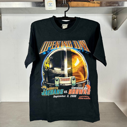 Vintage 2000 NFL Opening Day Jacksonville Jaguars VS Cleveland Browns Promo Large T-shirt