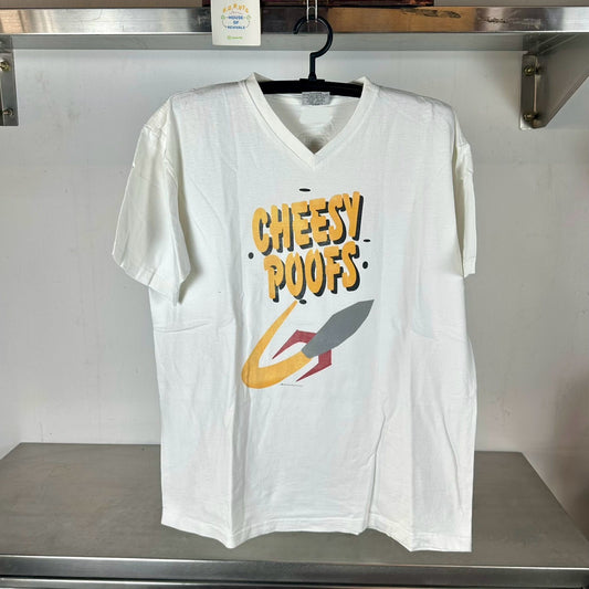 Vintage 90s South Park Cheesy Poofs TV Show Promo Stanley Desantis Large T-shirt