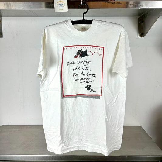 Vintage 90s The Wizard of Oz From the Desk of Toto Letter T-shirt