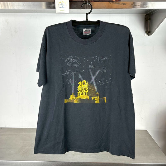 Vintage 90s 20th Anniversary Star Fest Movie Actors L-XL single stitch T-shirt