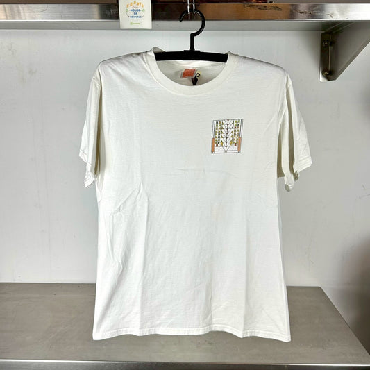 Vintage 2000s Frank Lloyd Wright Architecture Art Large T-shirt